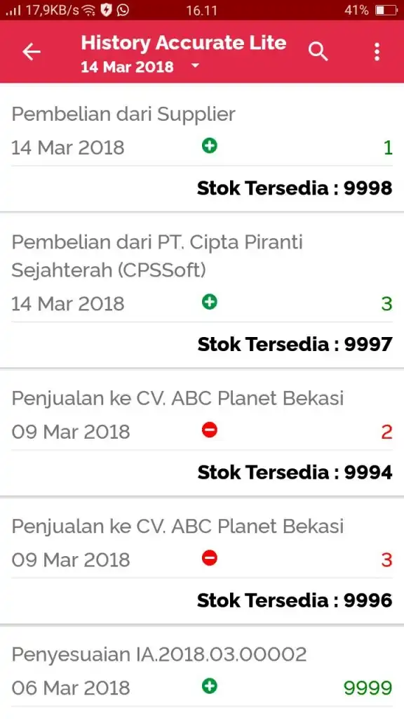 Menyesuaikan Stok Barang Pada Accurate Lite Dengan Stok Fisik Di Lapangan