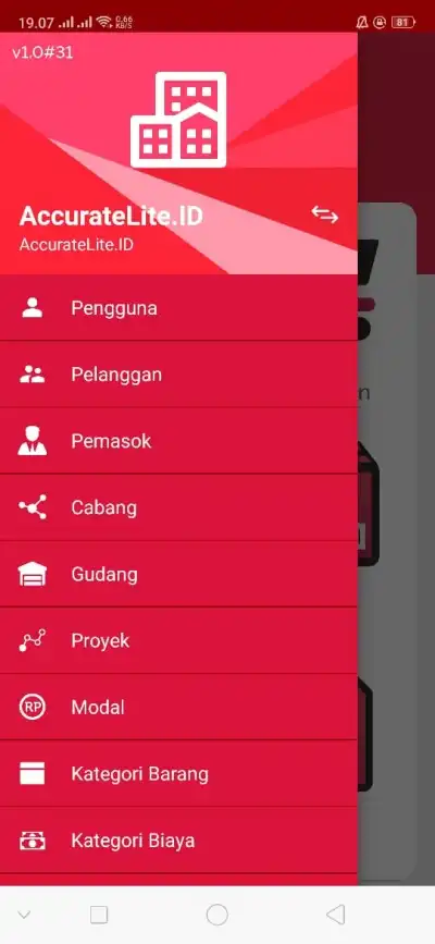 Cara untuk menginput atau mencatat Modal Tuan A adalah sbb : 1. Masuk dari bagian menu lalu pilih Modal.