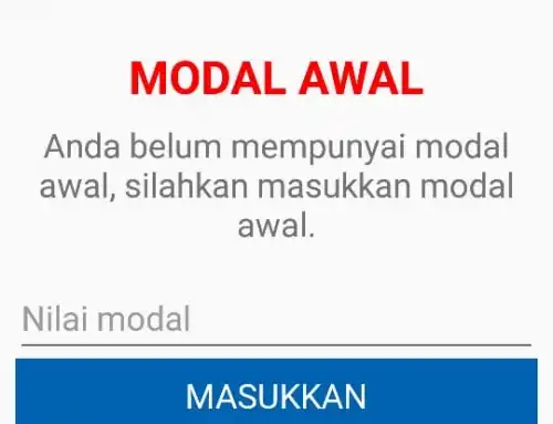 Memasukan Saldo Awal Modal Pada Accurate Lite