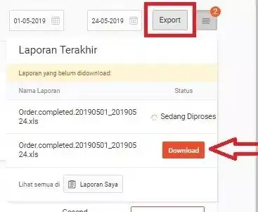 Import Penjualan Dari Tokopedia, Shopee, Bukalapak, JD.ID, Lazada, Elevania, & Blibli 1